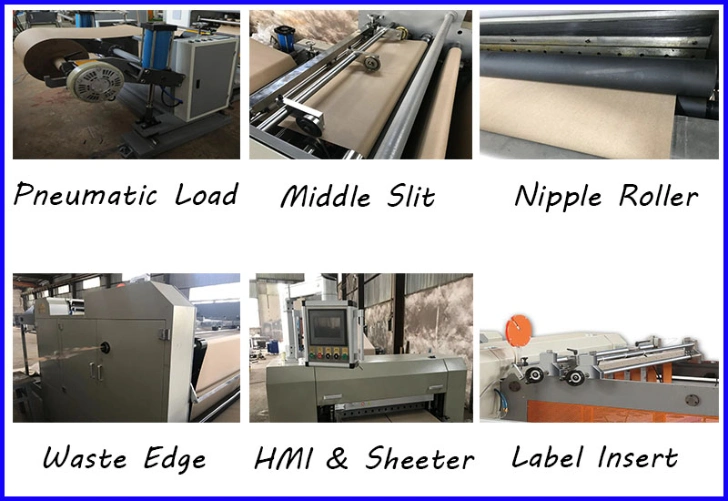 Paper Roll Cutting Machine with Middle Slitting Function