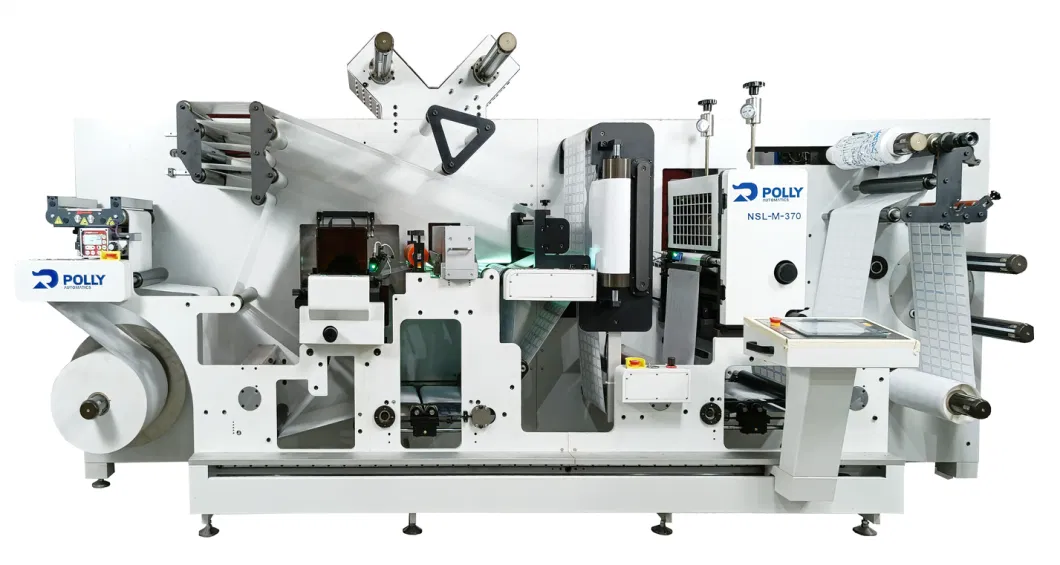 Label Converting Equipment Delam Relam Varnish Cold Foil Lamination, Die-Cutting Machine