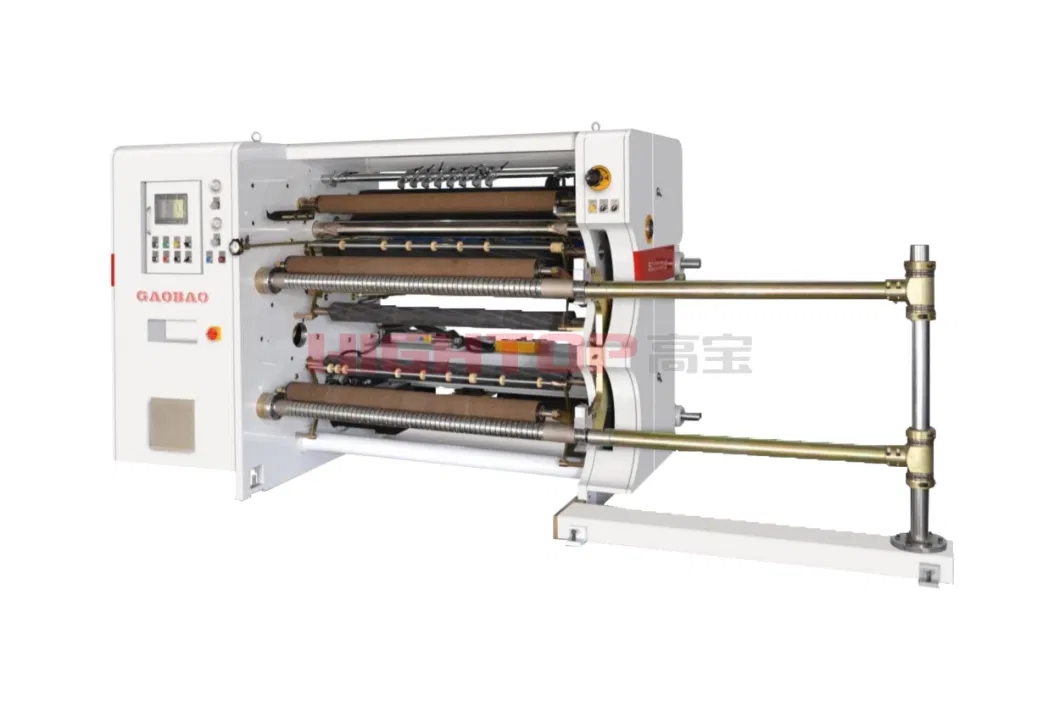 High Speed BOPP, Pet, OPP, PVC, PE, Plastic Film Slitting Rewinding Machine Adhesive Paper Label Slitting Machine Film Slitter Rewinder with 1300 mm Unwinder